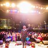 The National Parks on stage at The Gallivan Center          Photo Credit: David Newkirk